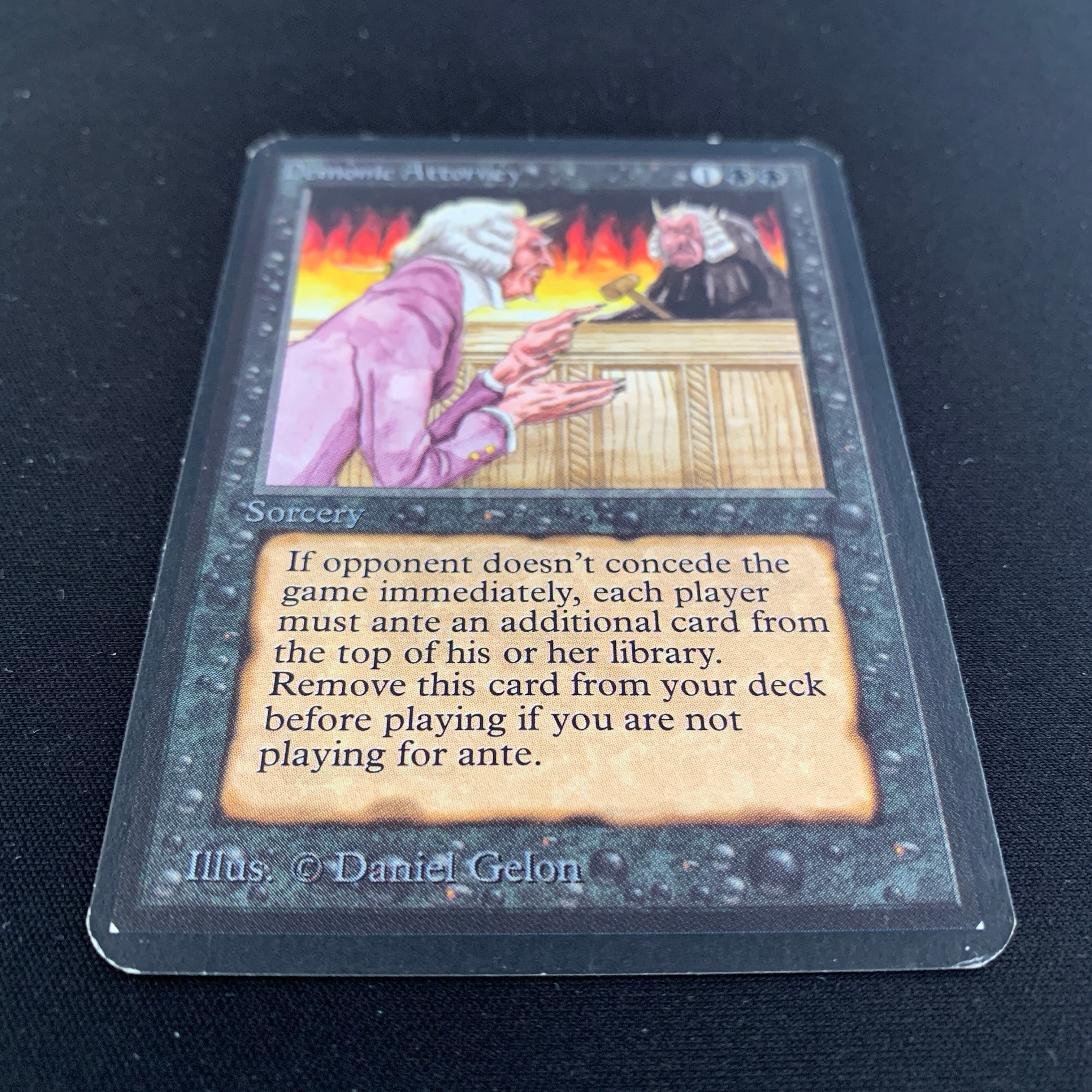 MTG Singles - Demonic Attorney - Alpha -