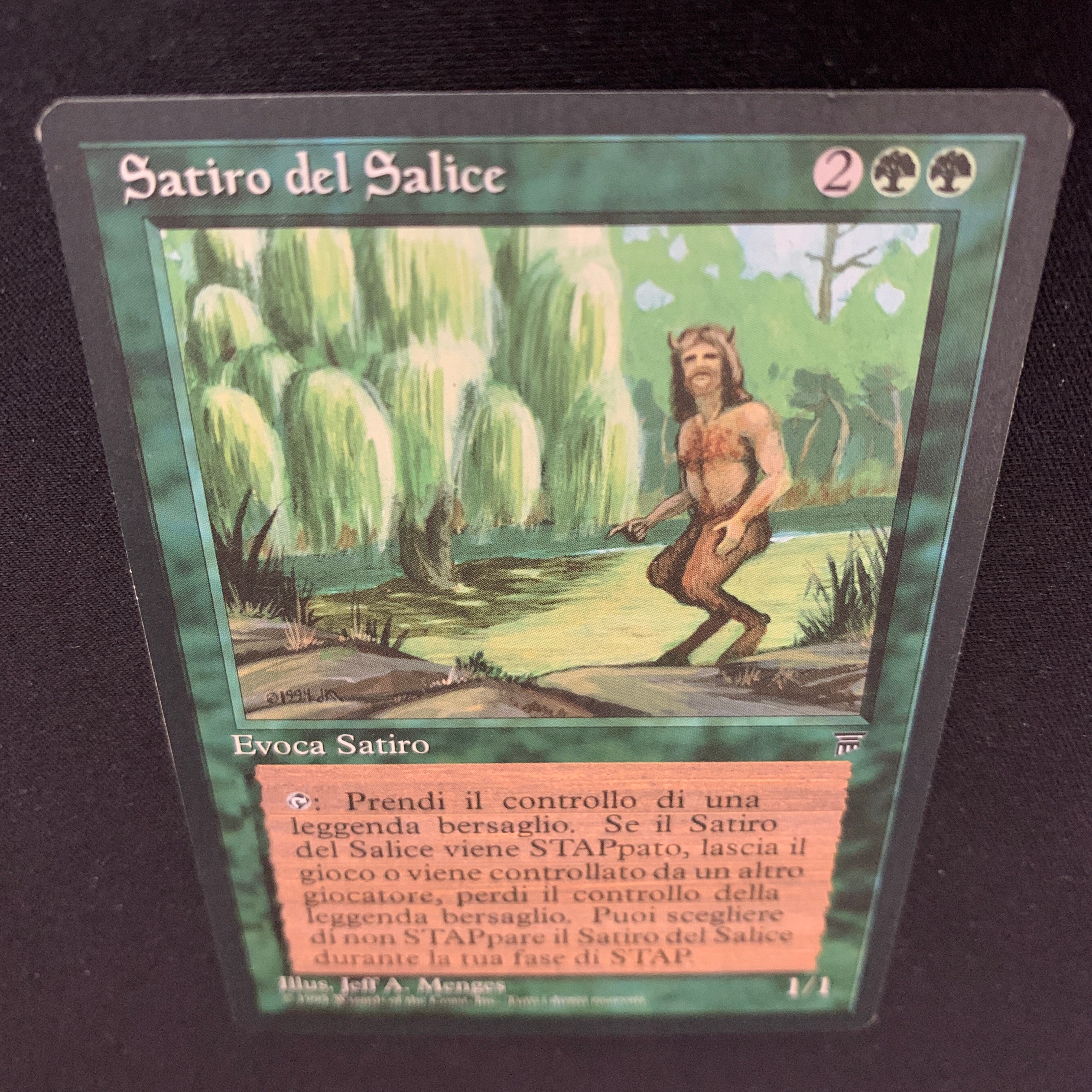 MTG Singles - Willow Satyr - Legends Italian -