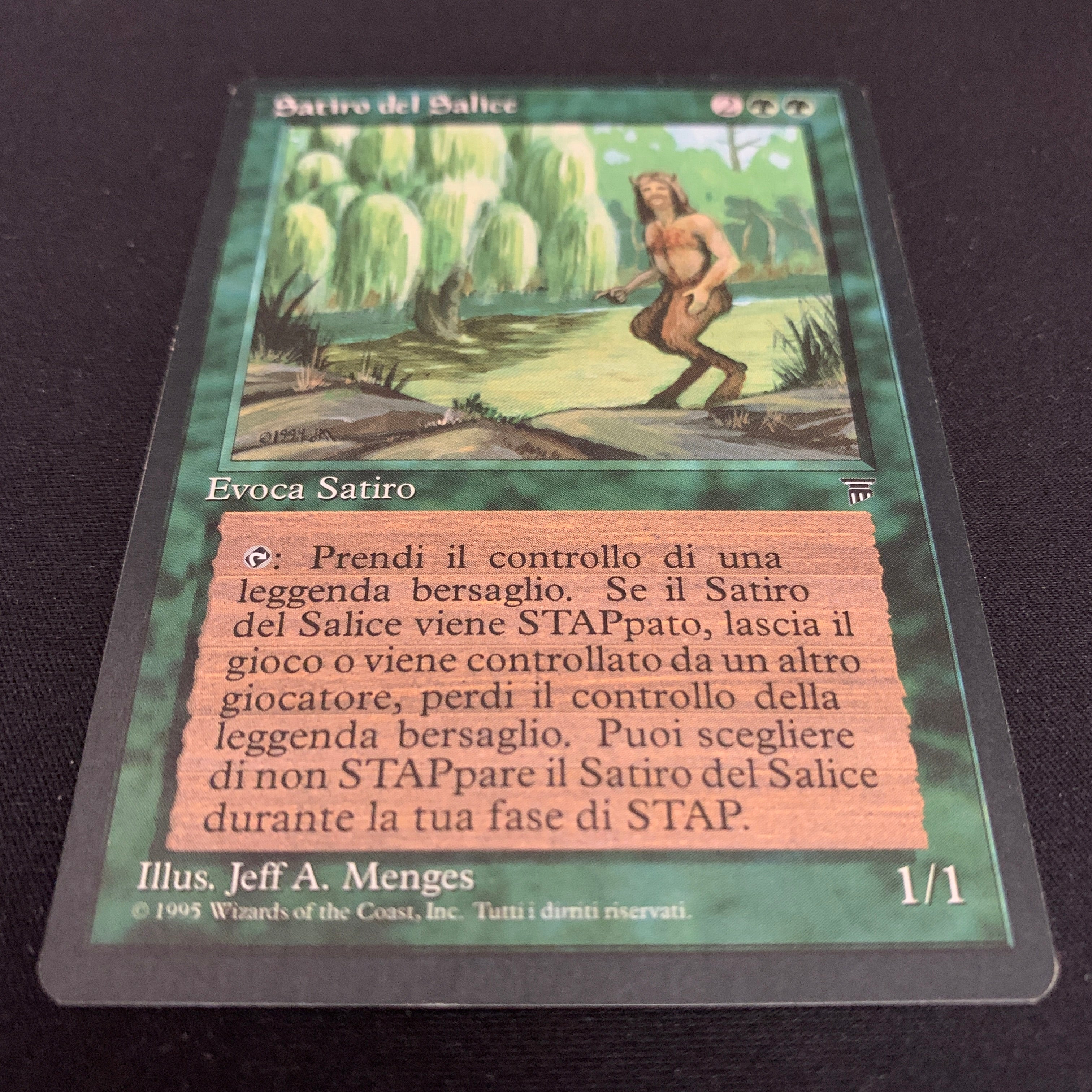 MTG Singles - Willow Satyr - Legends Italian -