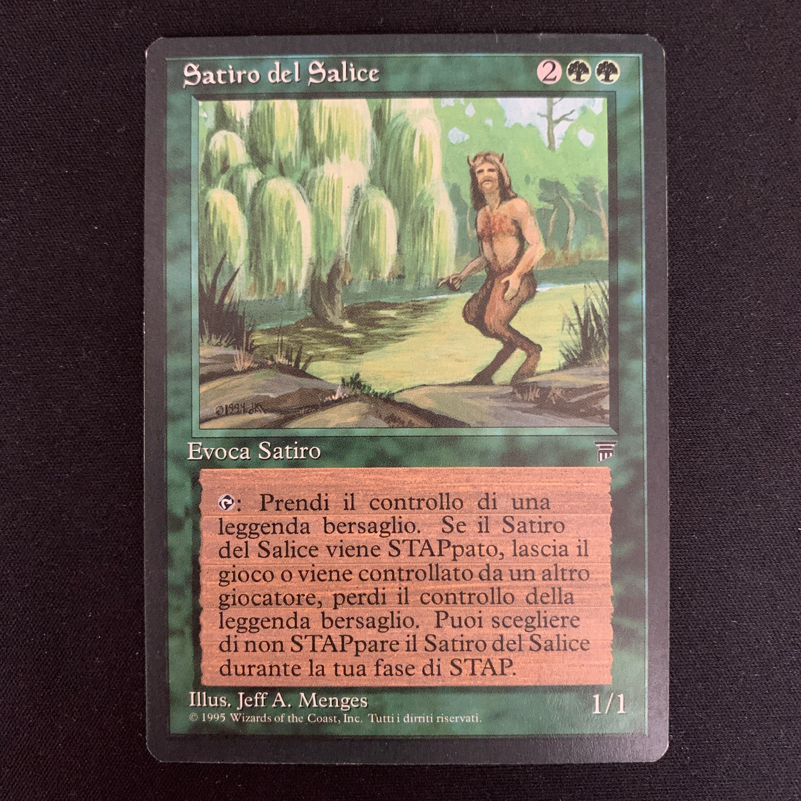 MTG Singles - Willow Satyr - Legends Italian -