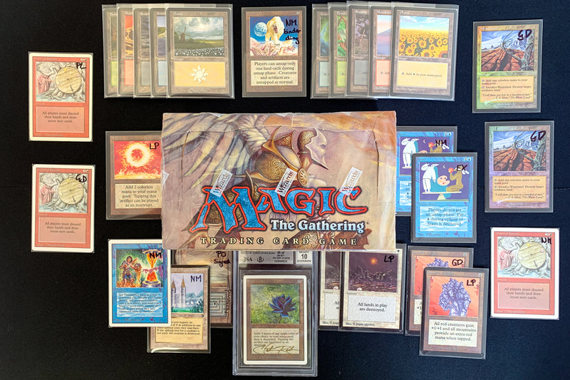 New Arrivals: NM Black Lotus, Beta Sol Ring, Sealed Urza's Saga Booster Box and much more!