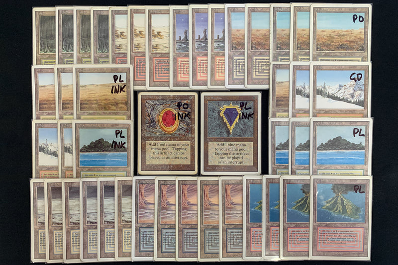 New Arrivals: Unlimited Mox Sapphire, Mox Ruby and many Revised Dual Lands