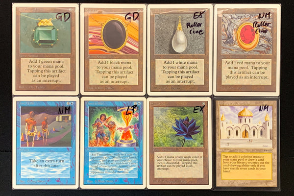New Arrivals: Unlimited Power, Black Lotus, NM Library & Alpha Cards