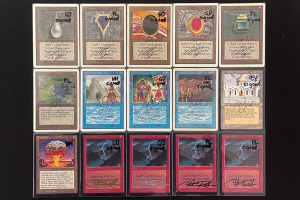 New Arrivals: Unlimited Power with Double Signatures, Signed Beta Cards, all Revised Duals