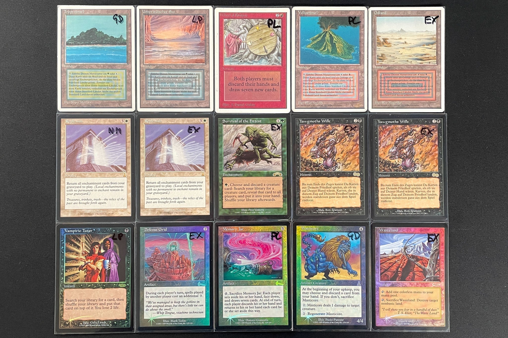 New Arrivals: Unlimited Wheel, Newcomers Yawgmoth's Will & Replenish