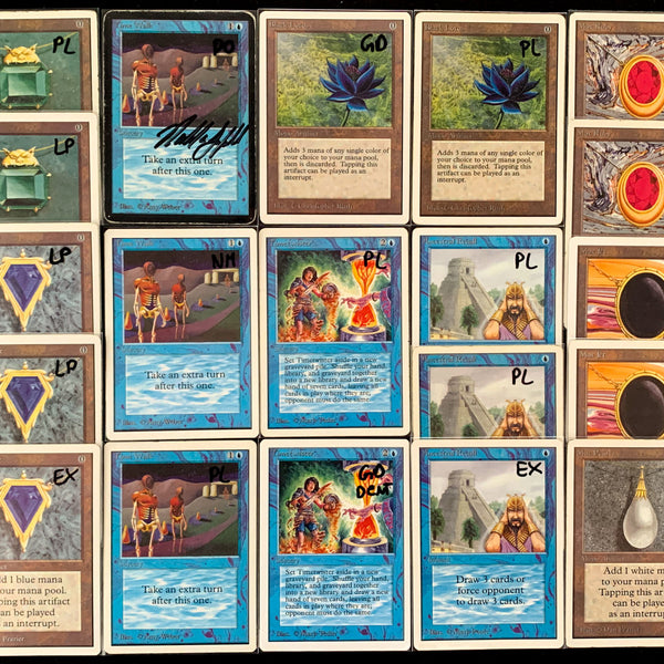 New Arrivals: Alpha Time Walk, 19 Unlimited Power Cards, over 70 Duals