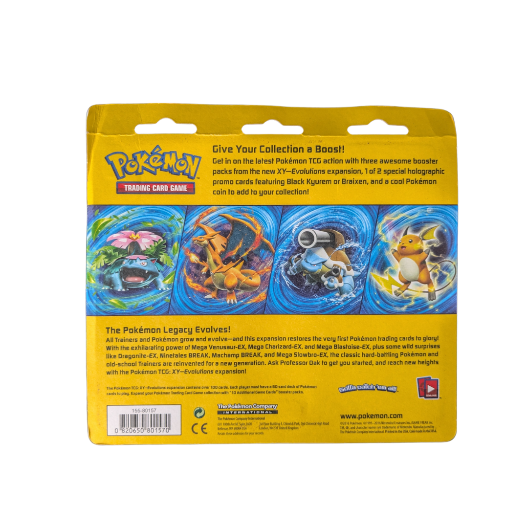 Evolutions: Braixen 3-Pack Blister - Evolutions - English - Sealed