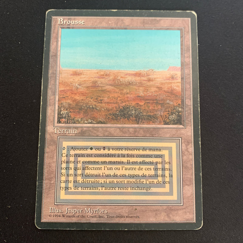 Scrubland - Foreign Black Bordered - French