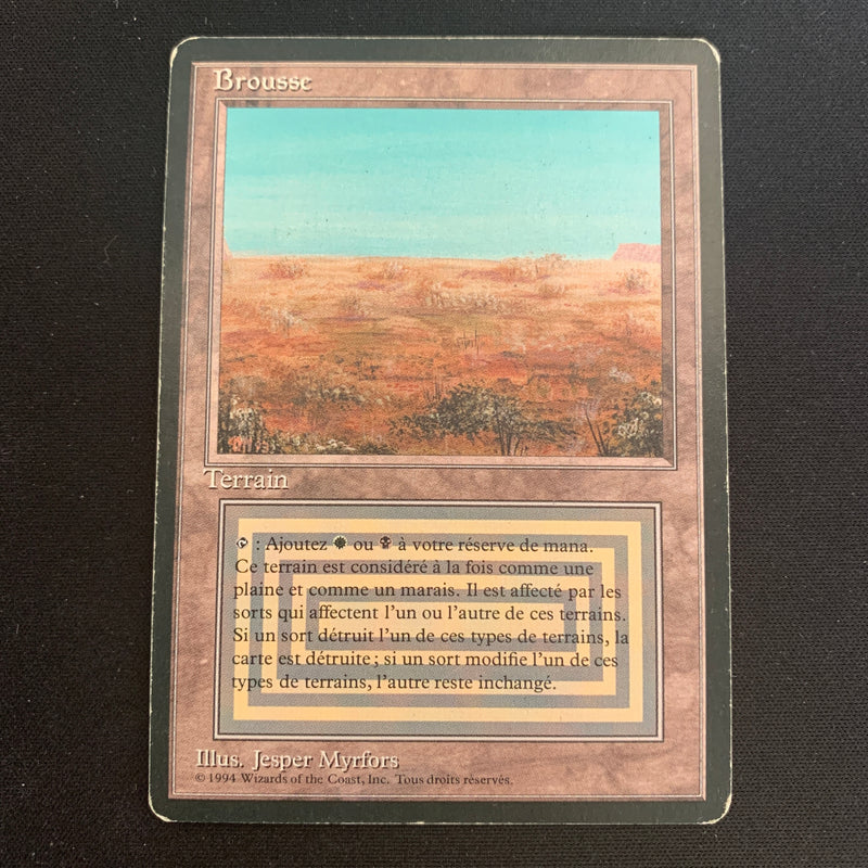 Scrubland - Foreign Black Bordered - French