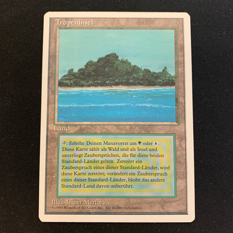 Tropical Island - Foreign White Bordered - German