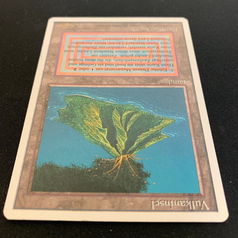 Volcanic Island - Foreign White Bordered - German