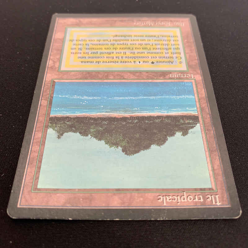Tropical Island - Foreign Black Bordered - French