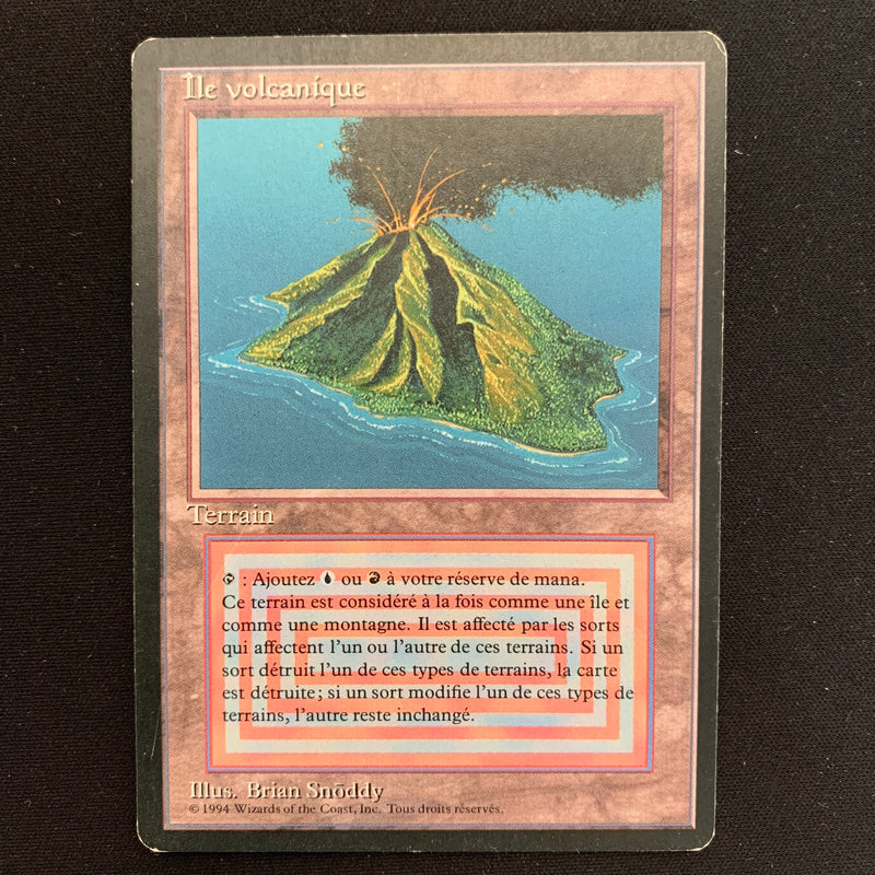 Volcanic Island - Foreign Black Bordered - French