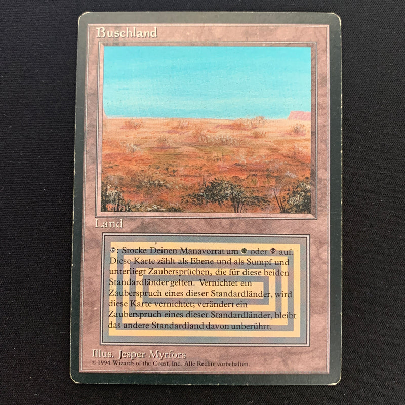 Scrubland - Foreign Black Bordered - German