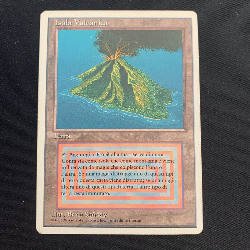 Volcanic Island - Foreign White Bordered - Italian