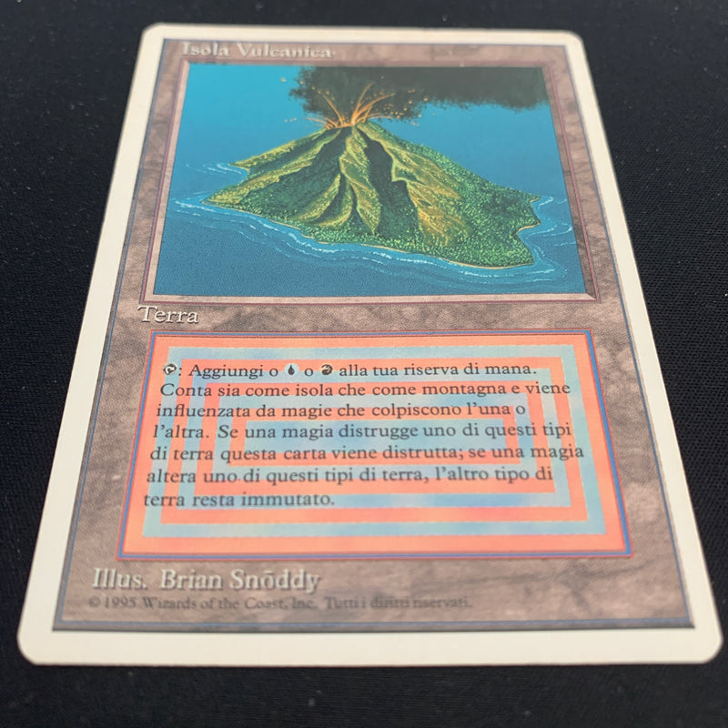 Volcanic Island - Foreign White Bordered - Italian