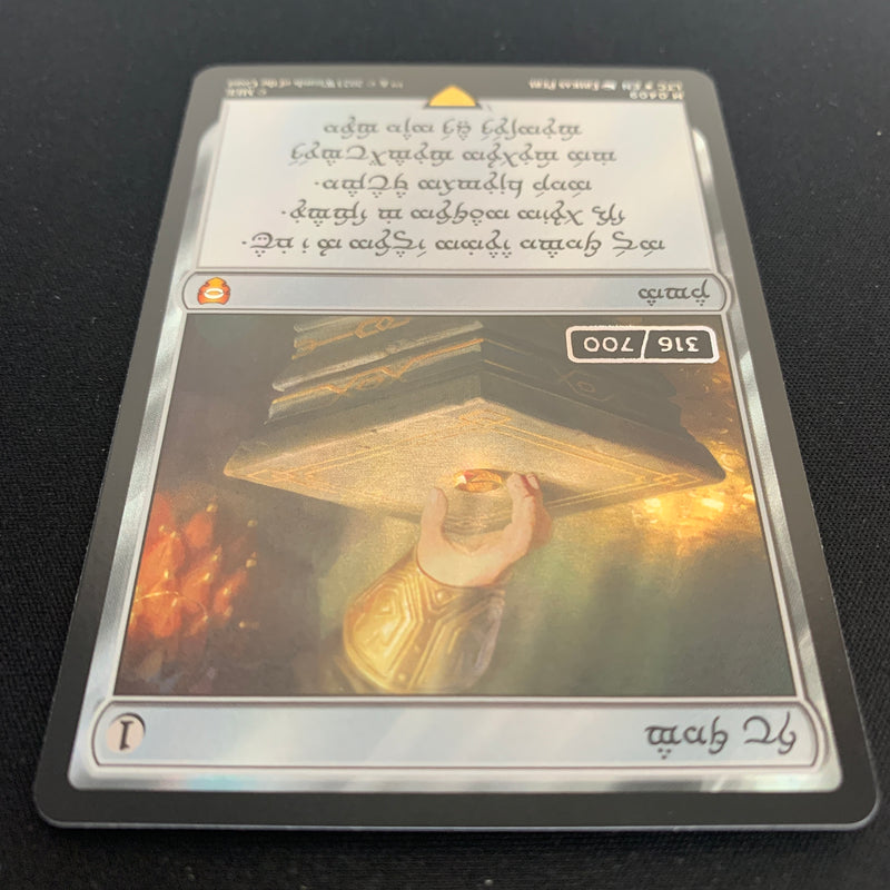 [FOIL] Sol Ring (Serial Number)  - Commander: the Lord of the Rings: Tales of Middle-earth: Extras - NM, 316/700
