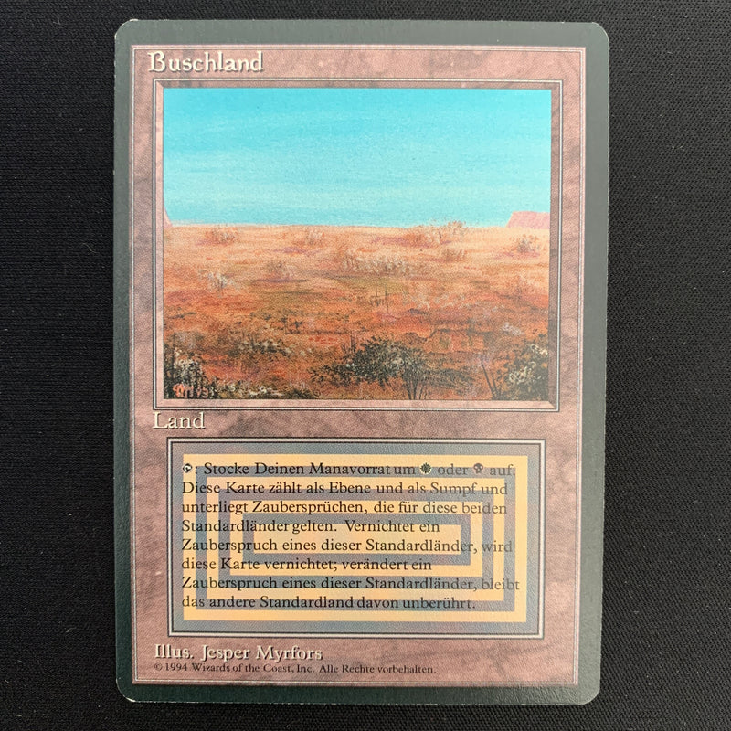 Scrubland - Foreign Black Bordered - German