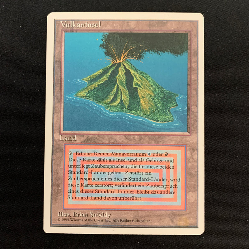 Volcanic Island - Foreign White Bordered - German