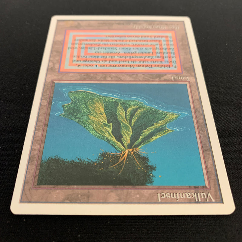 Volcanic Island - Foreign White Bordered - German