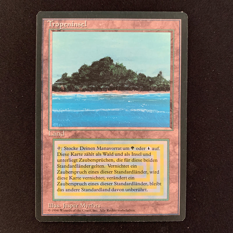 Tropical Island - Foreign Black Bordered - German