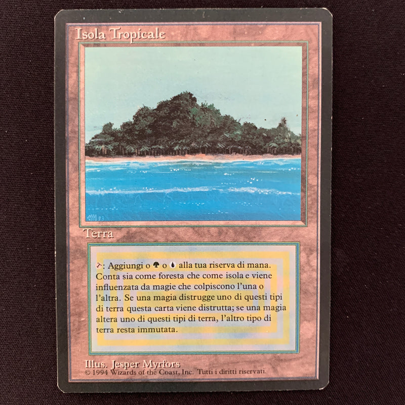 Tropical Island - Foreign Black Bordered - Italian