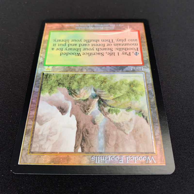 [FOIL] Wooded Foothills - Onslaught - NM