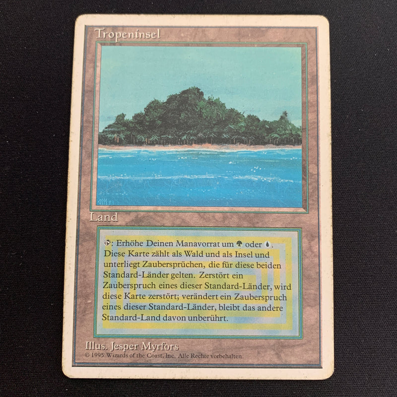 Tropical Island - Foreign White Bordered - German