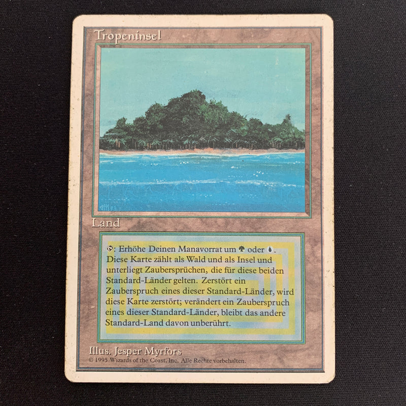 Tropical Island - Foreign White Bordered - German