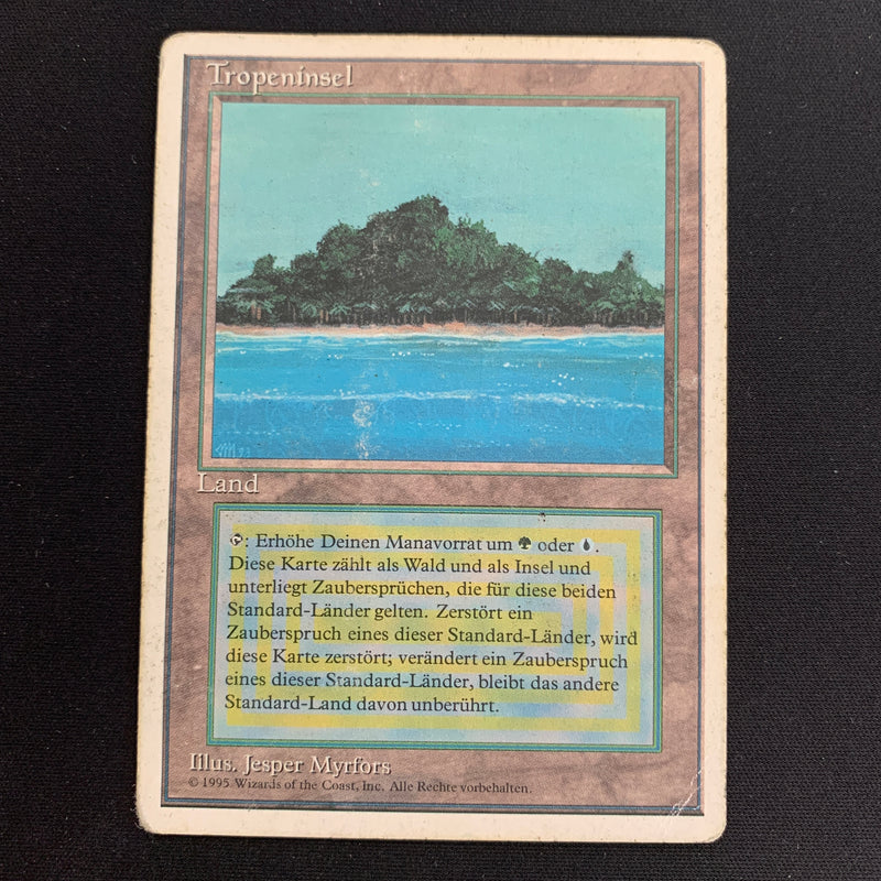 Tropical Island - Foreign White Bordered - German