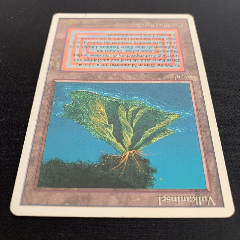 Volcanic Island - Foreign White Bordered - German