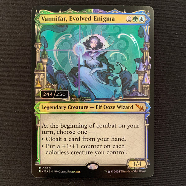 [FOIL] Vannifar, Evolved Enigma (Serialized) - Murders at Karlov Manor: Extras - NM, 244/250