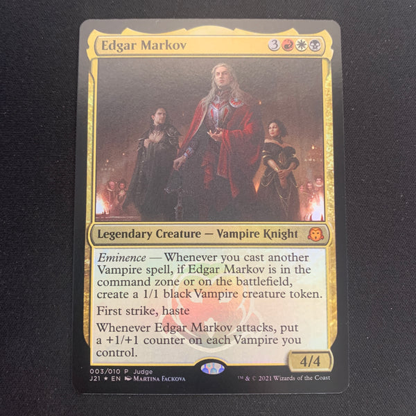 [FOIL] Edgar Markov - Judge Rewards Promos - NM