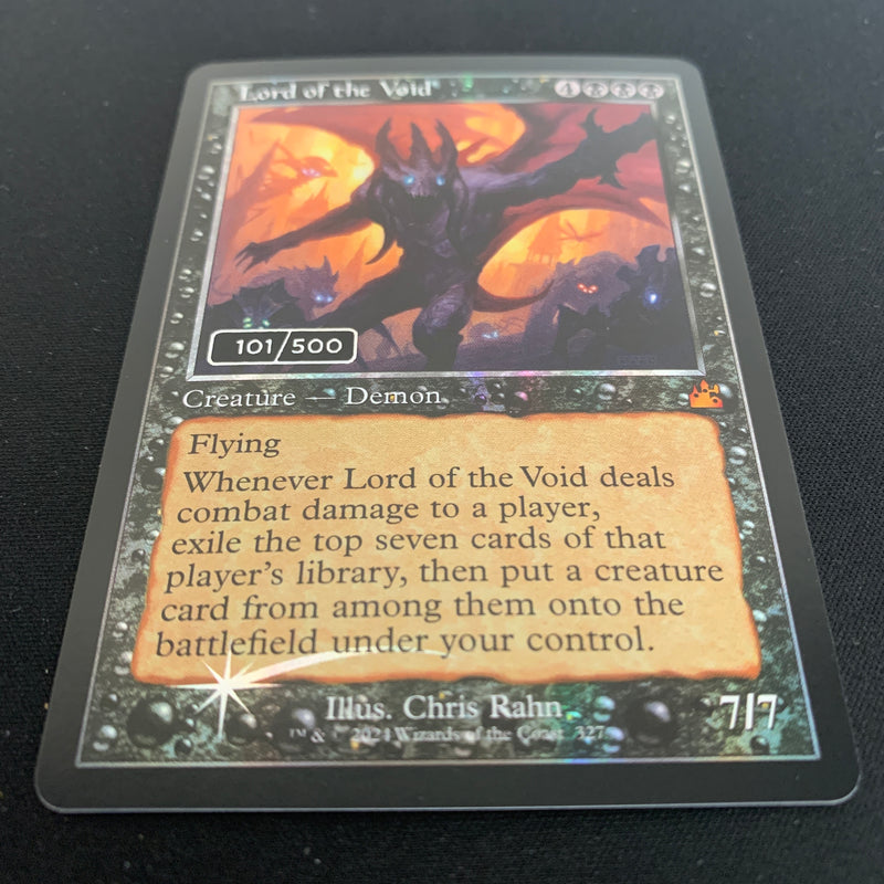 [FOIL] Lord of the Void (Serialized) - Ravnica Remastered: Extras - NM, 101/500