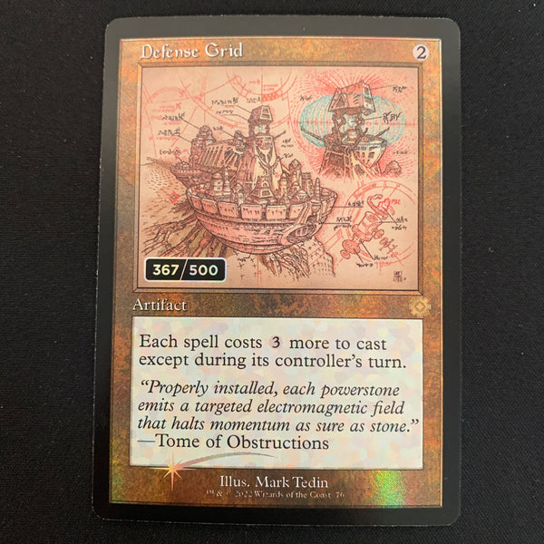 [FOIL] Defense Grid - Retro Frame Artifacts - NM, 367/500