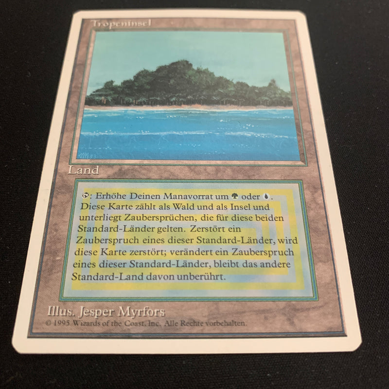 Tropical Island - Foreign White Bordered - German