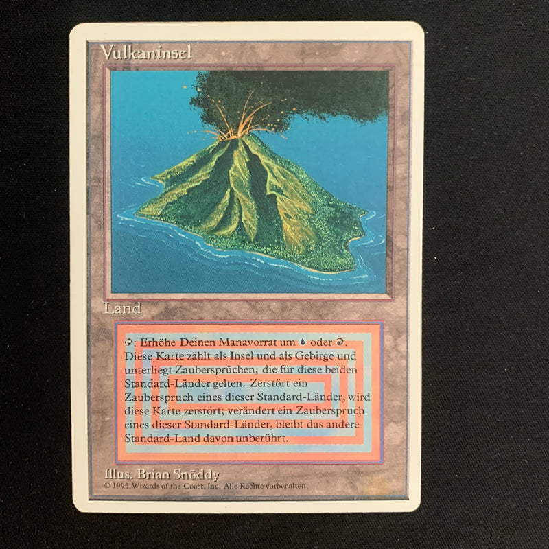 Volcanic Island - Foreign White Bordered - German