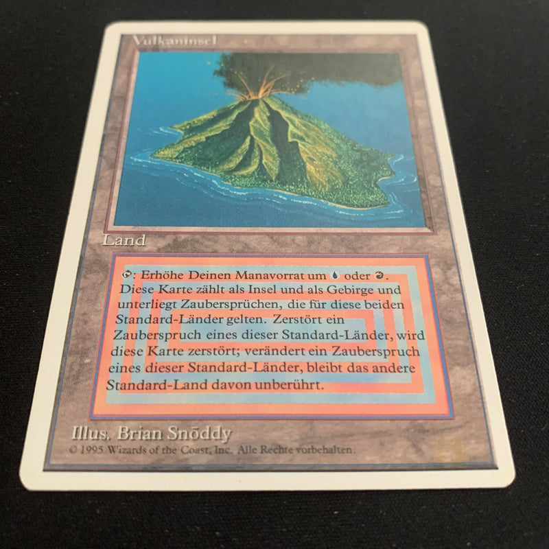 Volcanic Island - Foreign White Bordered - German