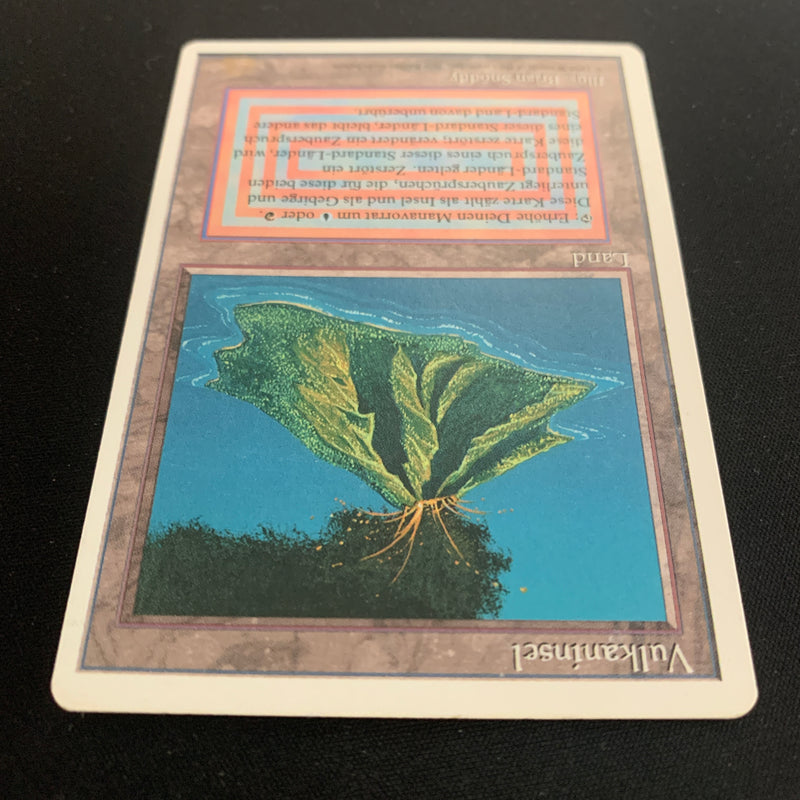 Volcanic Island - Foreign White Bordered - German