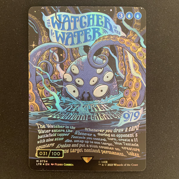 [FOIL] The Watcher in the Water (Serialized) - The Lord of the Rings: Tales of Middle-earth Holiday Release - NM, 031/100