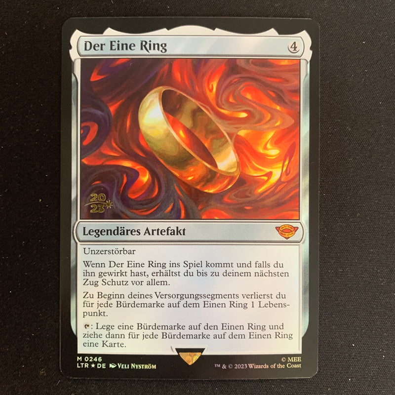 [FOIL] The One Ring (Pre-Release) - The Lord of the Rings: Tales of Middle-earth: Promos - NM