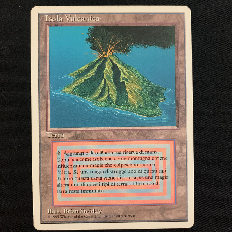 Volcanic Island - Foreign White Bordered - Italian