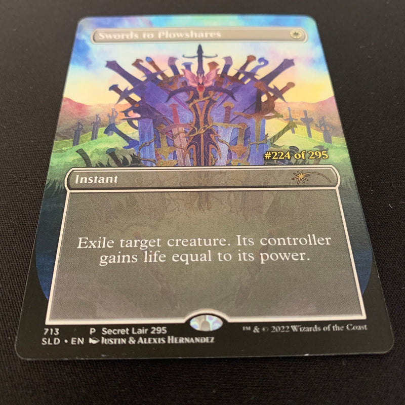 Swords to Plowshares (Serialized) - MagicCon Products - NM, 224/295