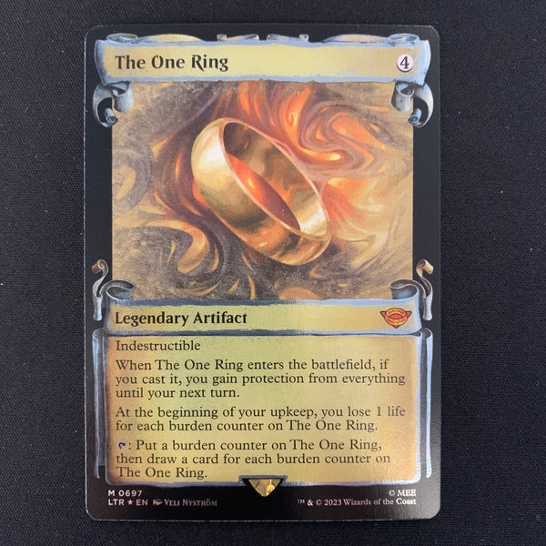 [FOIL] The One Ring (Silver Foil) - The Lord of the Rings: Tales of Middle-earth Holiday Release - NM