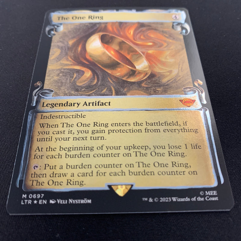 [FOIL] The One Ring (Silver Foil) - The Lord of the Rings: Tales of Middle-earth Holiday Release - NM