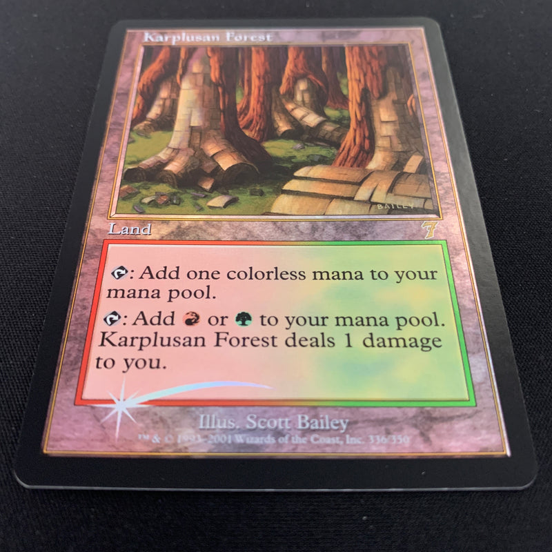 [FOIL] Karplusan Forest - Seventh Edition - NM