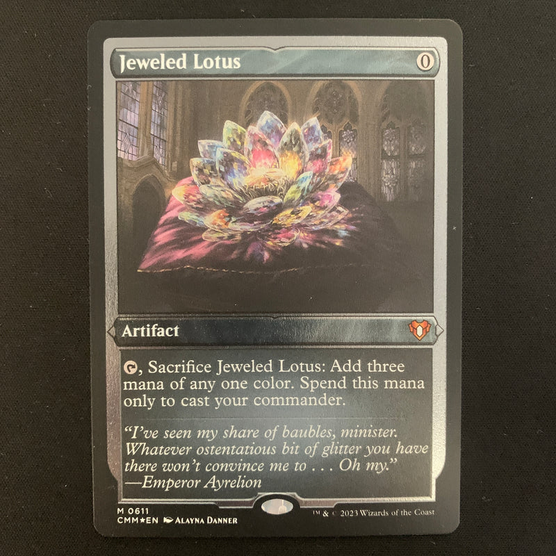 [FOIL] Jeweled Lotus (Etched Foil) - Commander Masters: Extras - NM