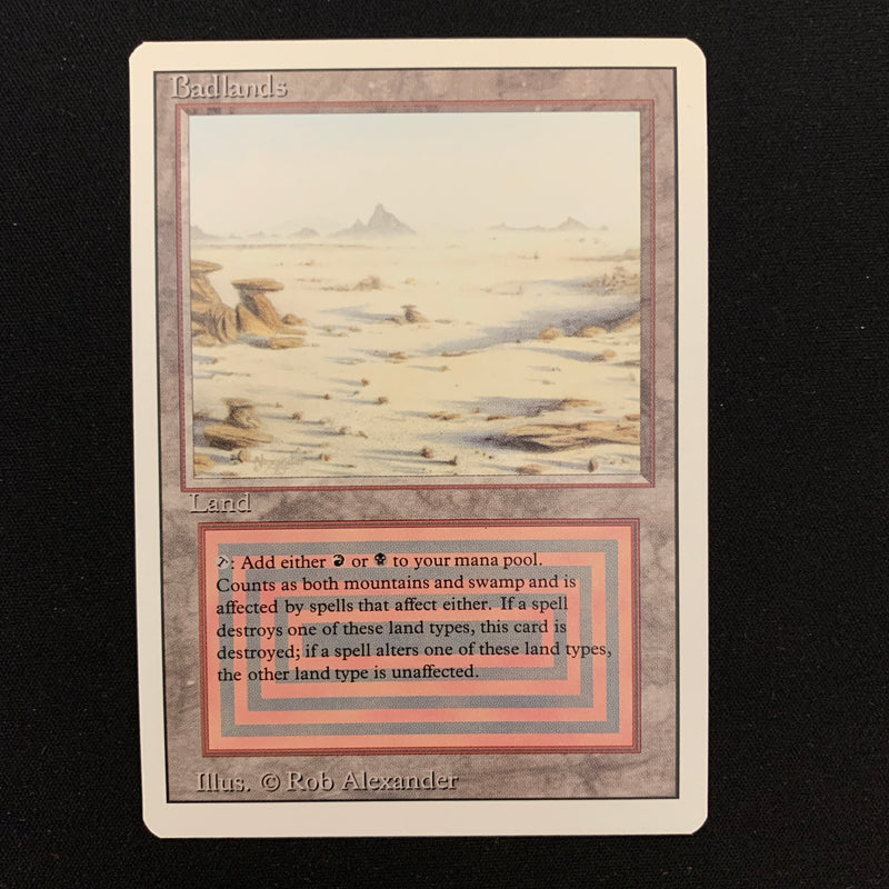 Badlands Revised Magic: The Gathering