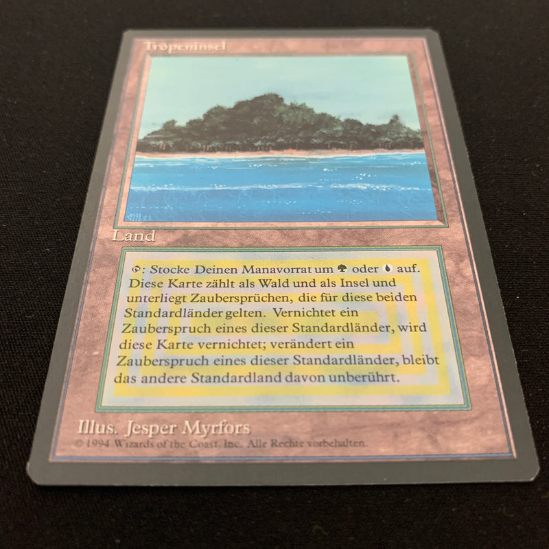 Tropical Island - Foreign Black Bordered - German