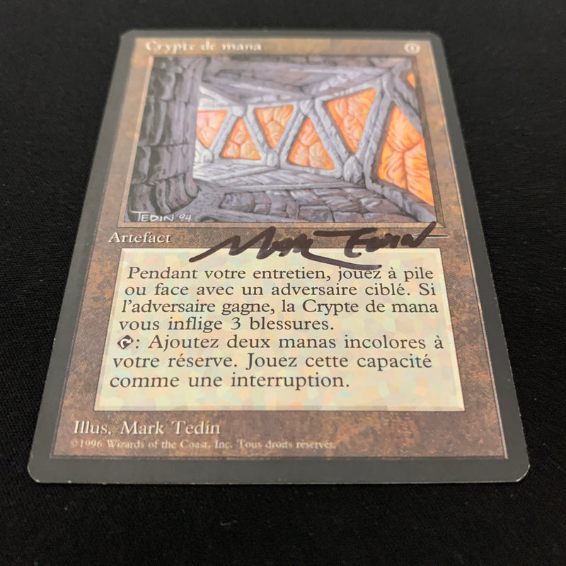 Mana Crypt (Book Insert) - Harper Prism Promos - NM, SIGNED